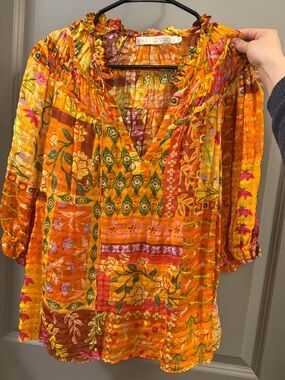 Marie Oliver patchwork floral print